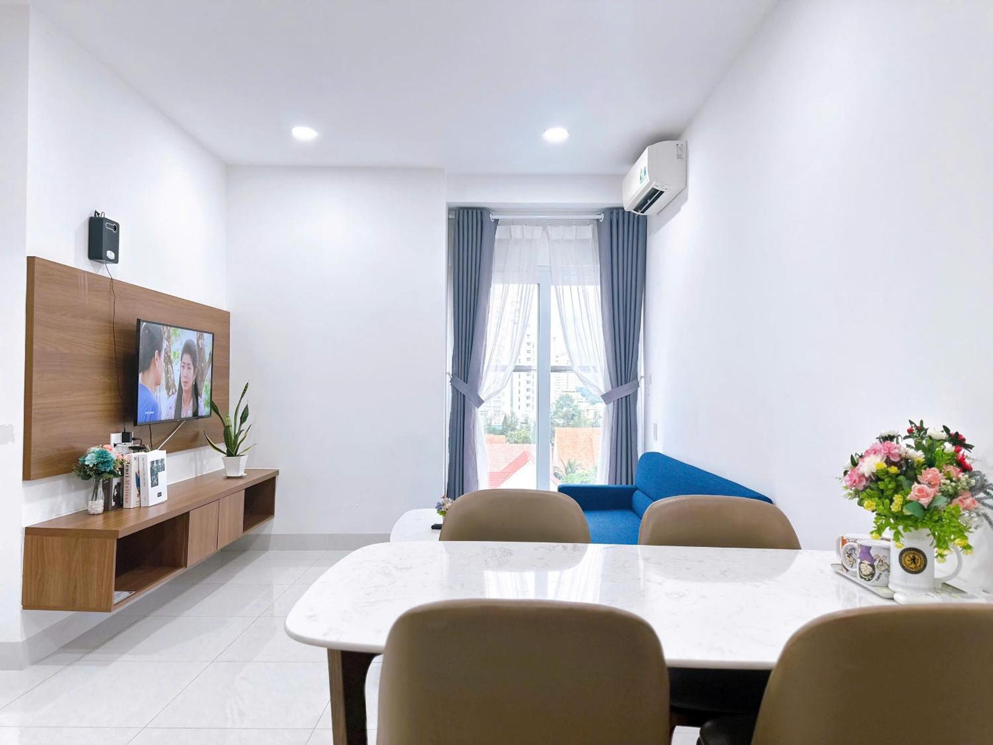 Mermaid Seaview Apartment Vung Tau - Blue Homestay Exteriör bild