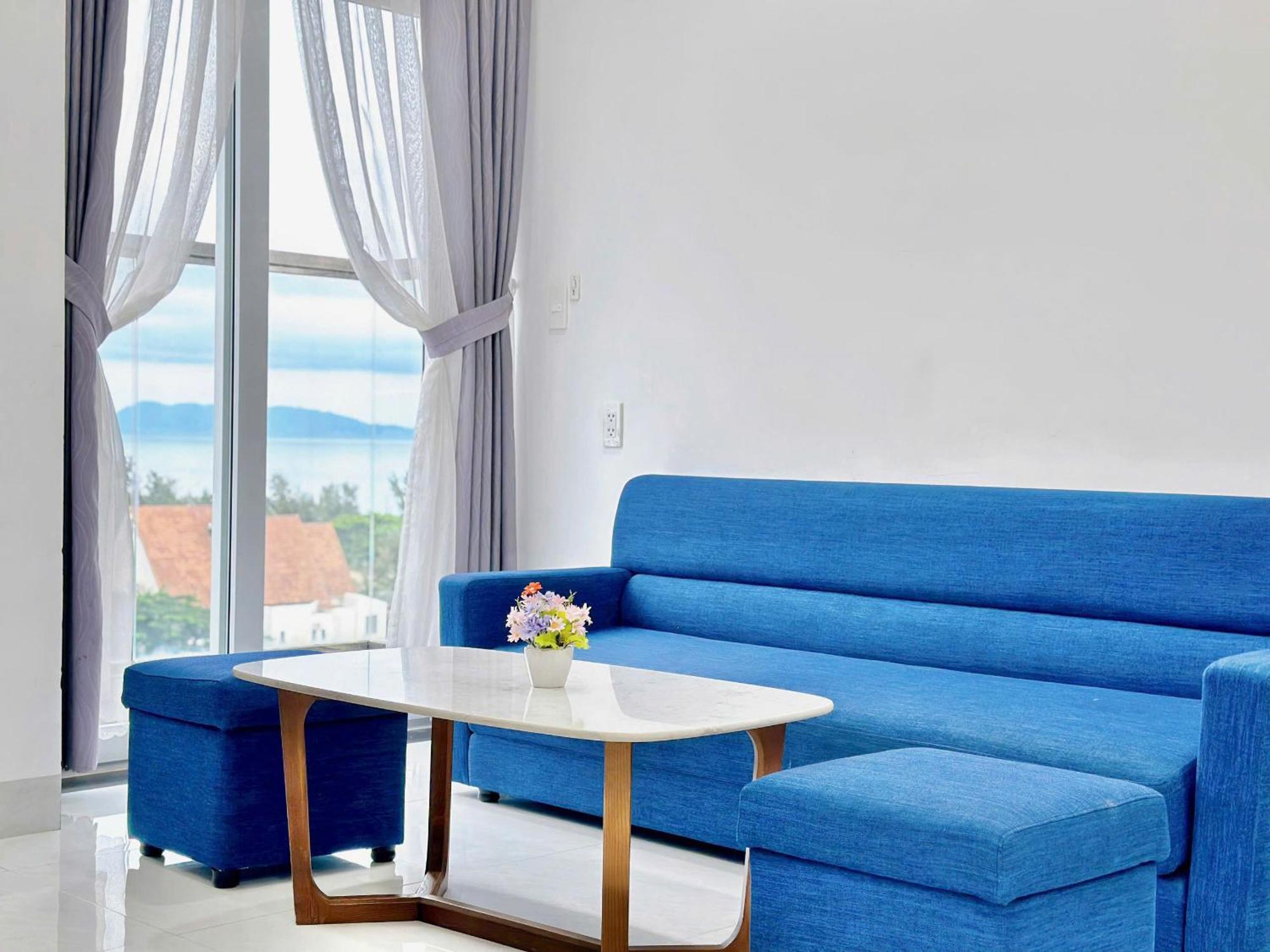Mermaid Seaview Apartment Vung Tau - Blue Homestay Exteriör bild